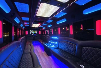 Pembroke Pines Limousine Bus Interior