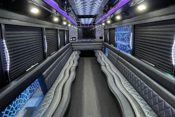 Pembroke Pines Party Bus Interior
