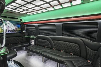 Pembroke Pines Sprinter Party Bus Interior