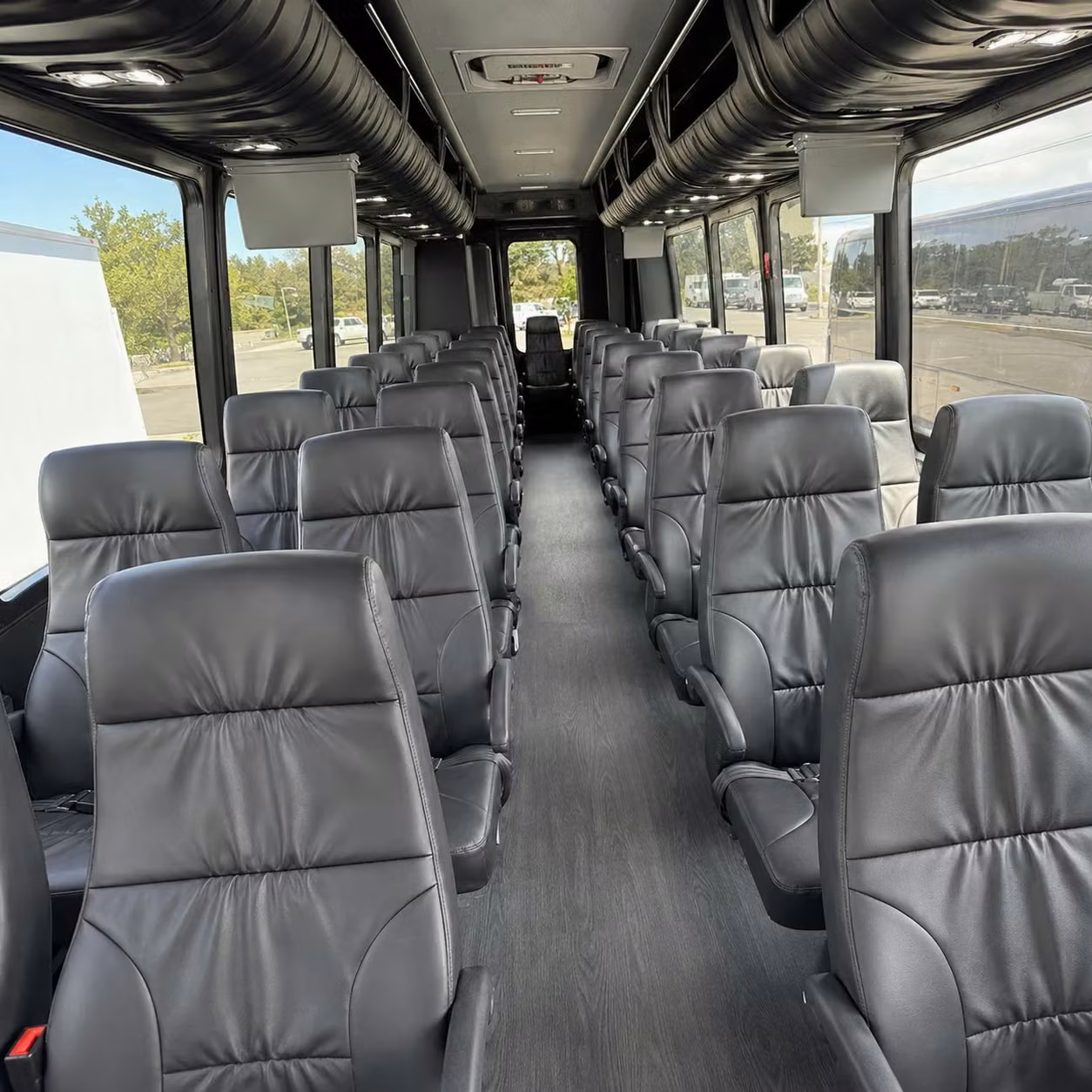 25 passenger minibus inside