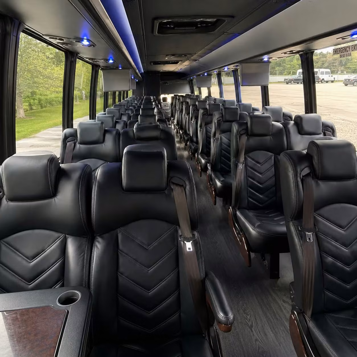 30 passenger minibus interior