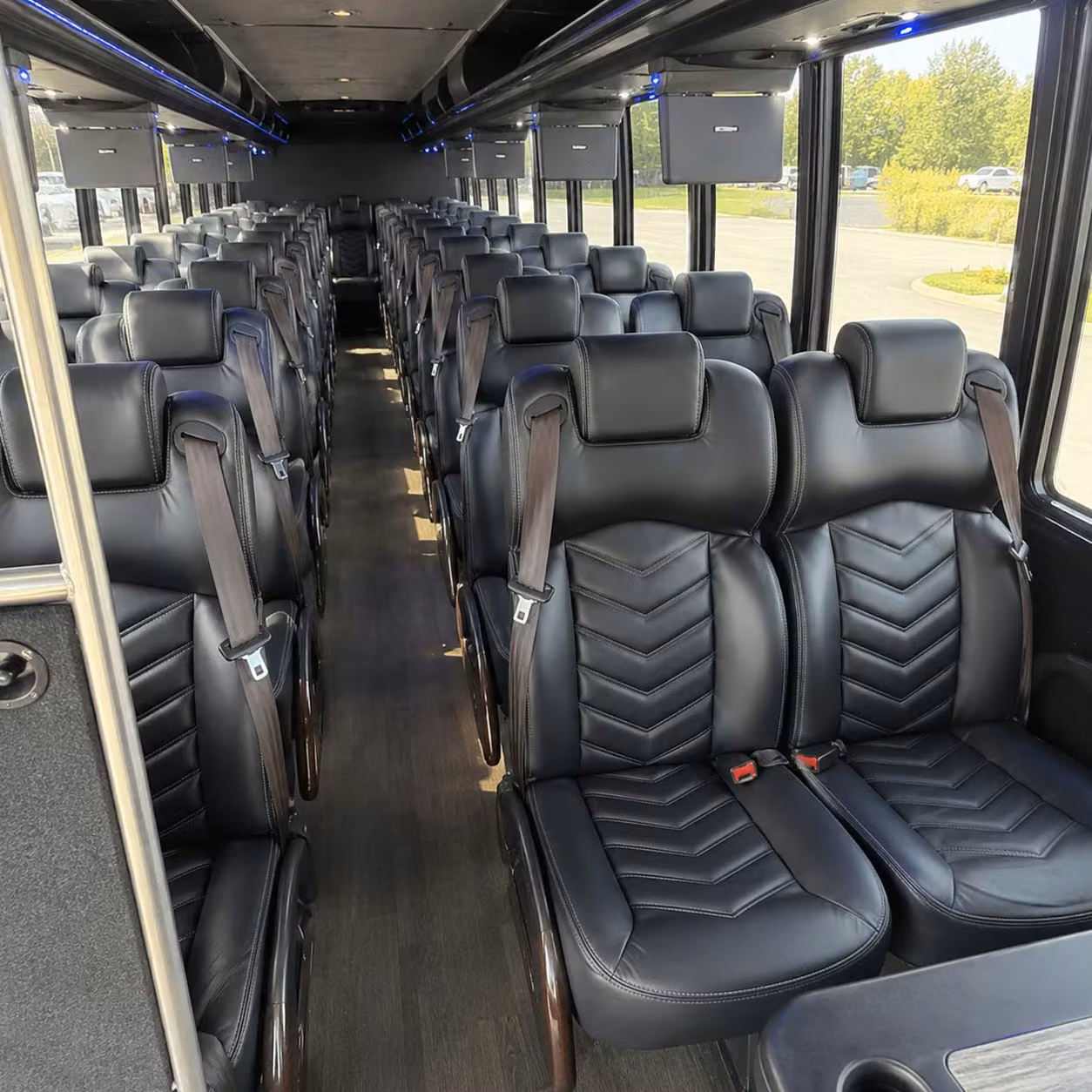 35 passenger minibus inside