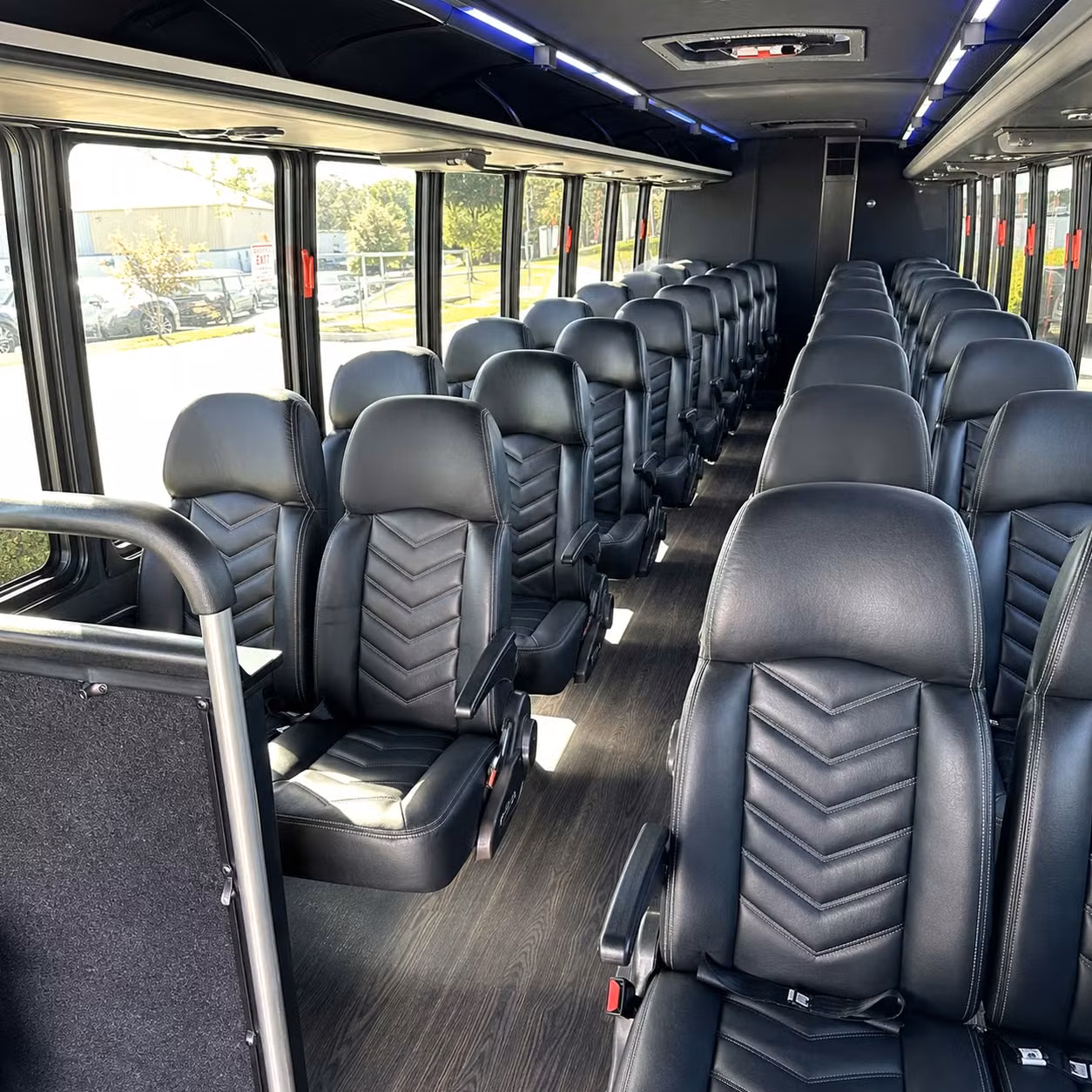 35 passenger minibus interior