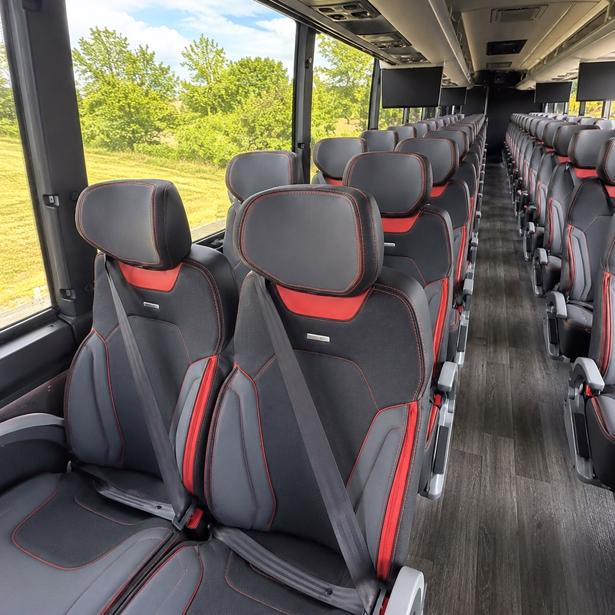 pembroke pines charter bus interior