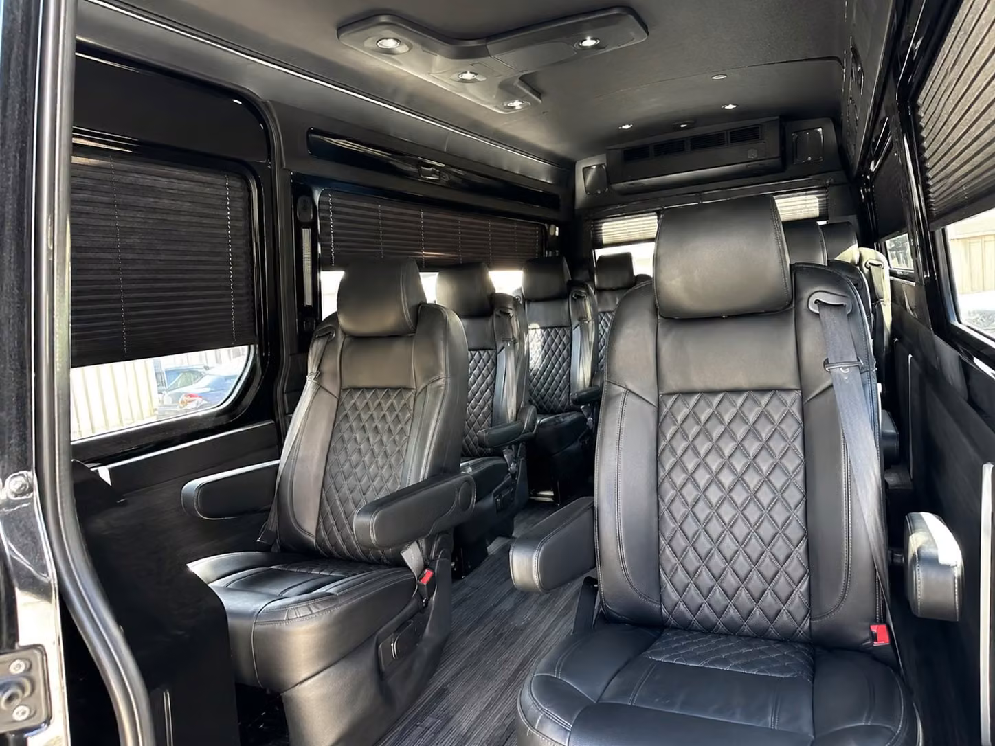 sprinter van with driver interior
